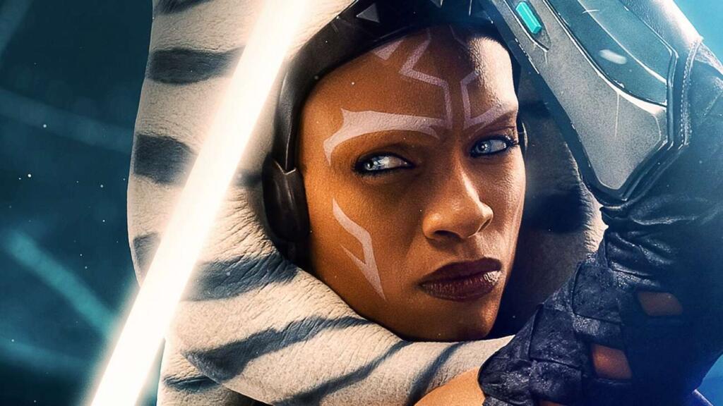 "Ahsoka" is a Star Wars original series set in the aftermath of the Empire's collapse. The series follows the journey of Ahsoka, portrayed by Rosario Dawson, who takes Sabine as her apprentice but eventually they part ways. The trailer features the crew of the Ghost from Star Wars Rebels, including characters like Hera, Thrawn, and Mon Mothma. The whereabouts of Thrawn and Ezra Bridger are unknown, and Thrawn seizes the opportunity to assert his control.